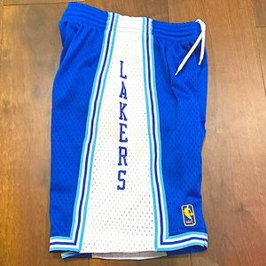 Hardwood Classics Laker shorts